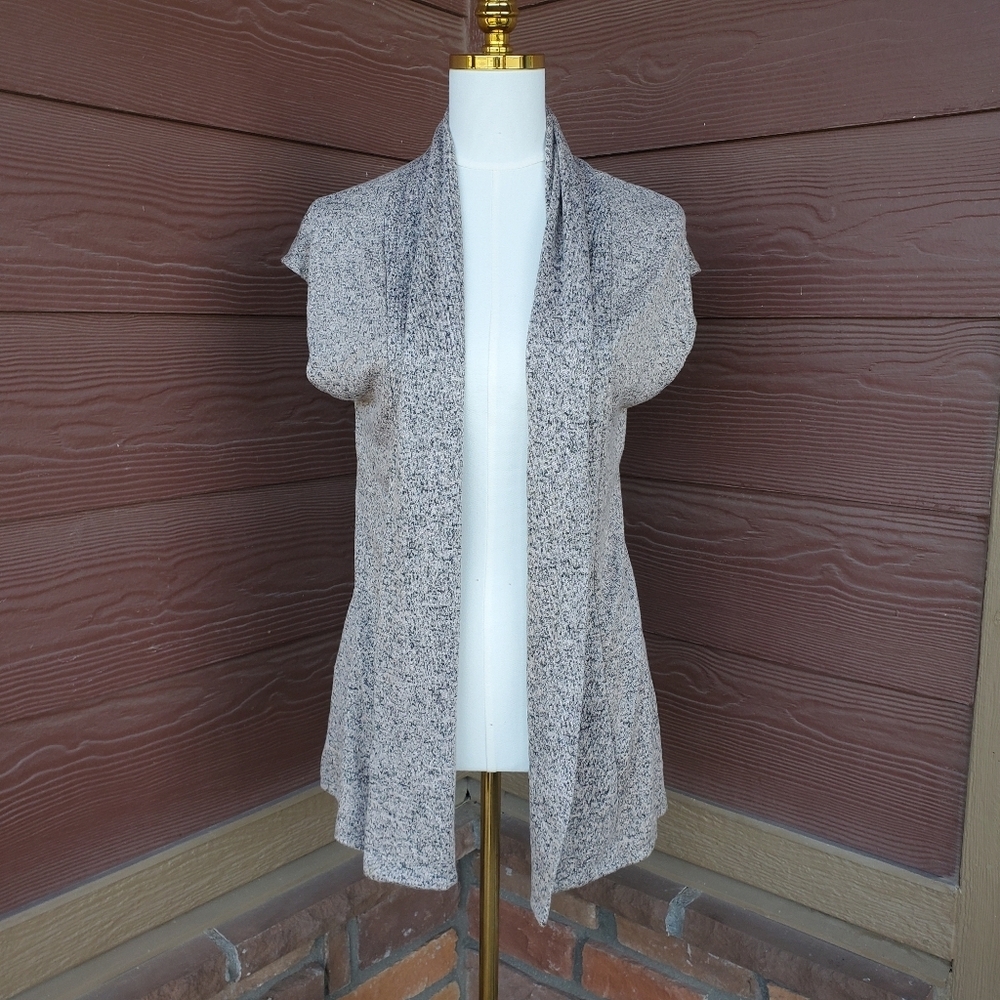 Women's Fuzzy Soft Dolman Sleeve Cap Sleeve Cardigan Open Front Shrug Sweater